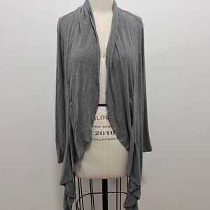 Avenue Gray Long Sleeve Cardigan